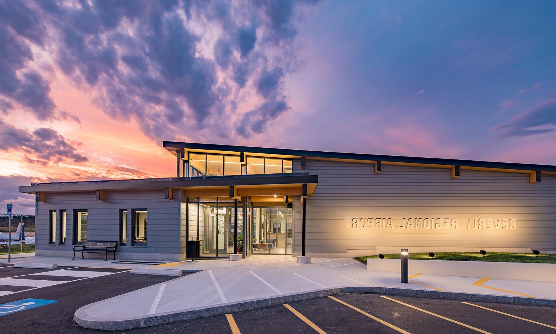 State of Massachusetts Public-Use Airport Buildings exterior