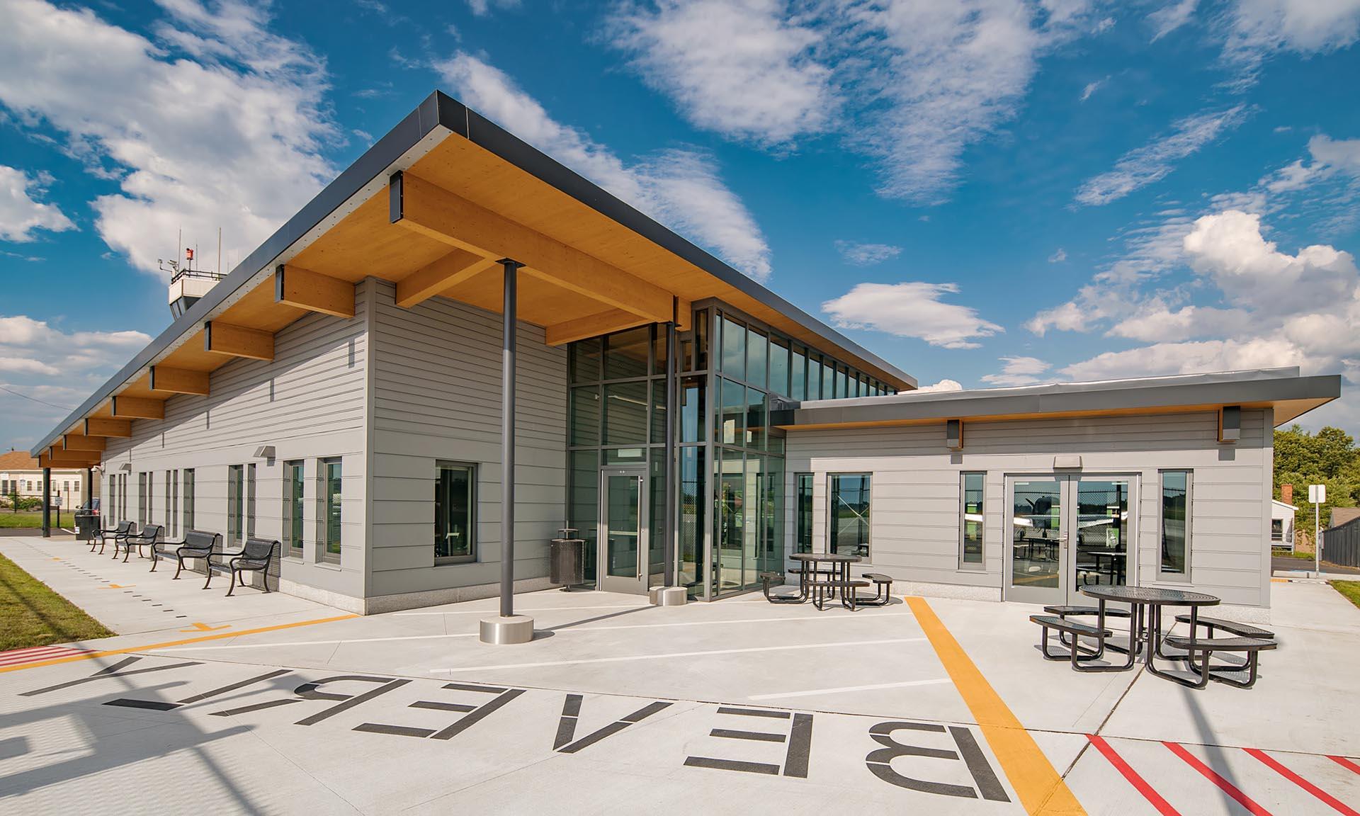 State of Massachusetts Public-Use Airport Buildings exterior